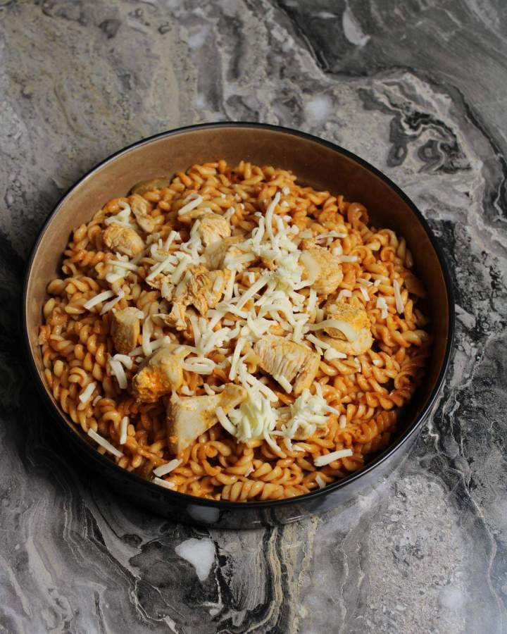 Pâtes au poulet et au fromage Le Petit-Quevilly